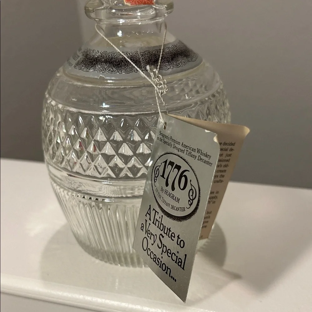 Seagram’s “1776” Premium American Whiskey Decanter Designed by Tiffany & Co.